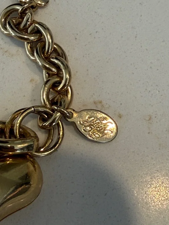 Kirks Folly Gold Heart Charm Bracelet - Picture 4 of 9
